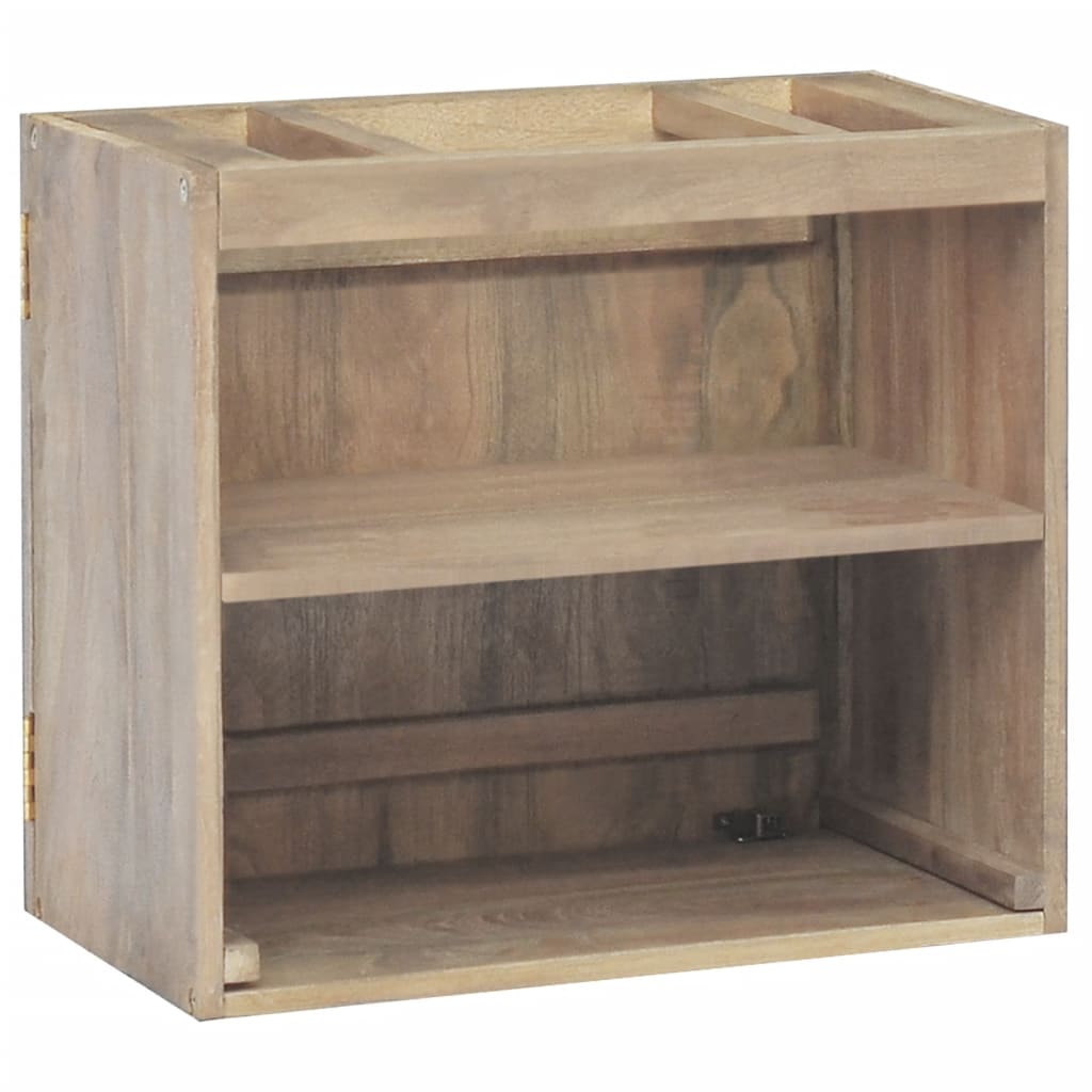 Armoire murale de salle de bain 45x30x40 cm Bois de teck solide