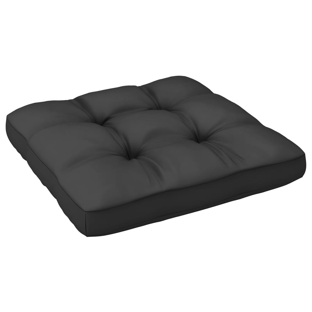 Salon de jardin 10 pcs avec coussins anthracite Pin massif