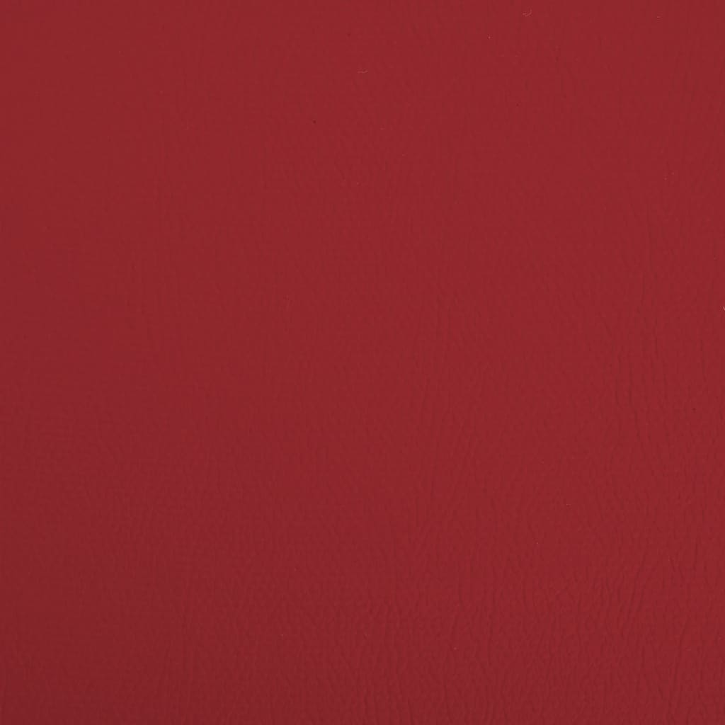 Tabouret de rangement pliable Rouge bordeaux PVC