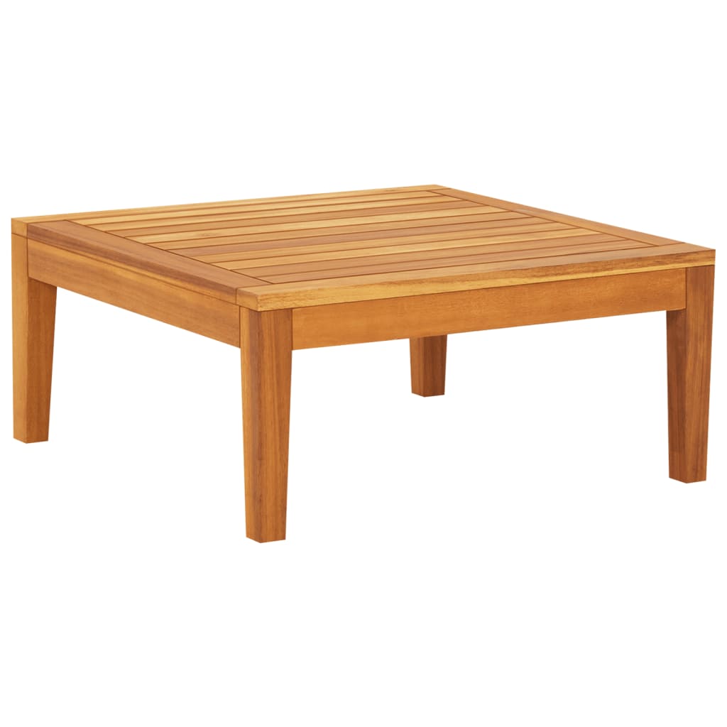 Salon de jardin 5 pcs avec coussins gris foncé Bois d'acacia