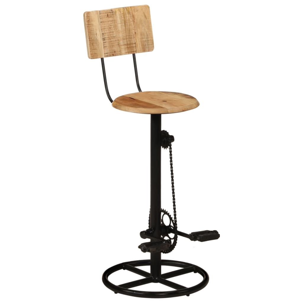 Tabourets de bar 2 pcs Bois massif de manguier
