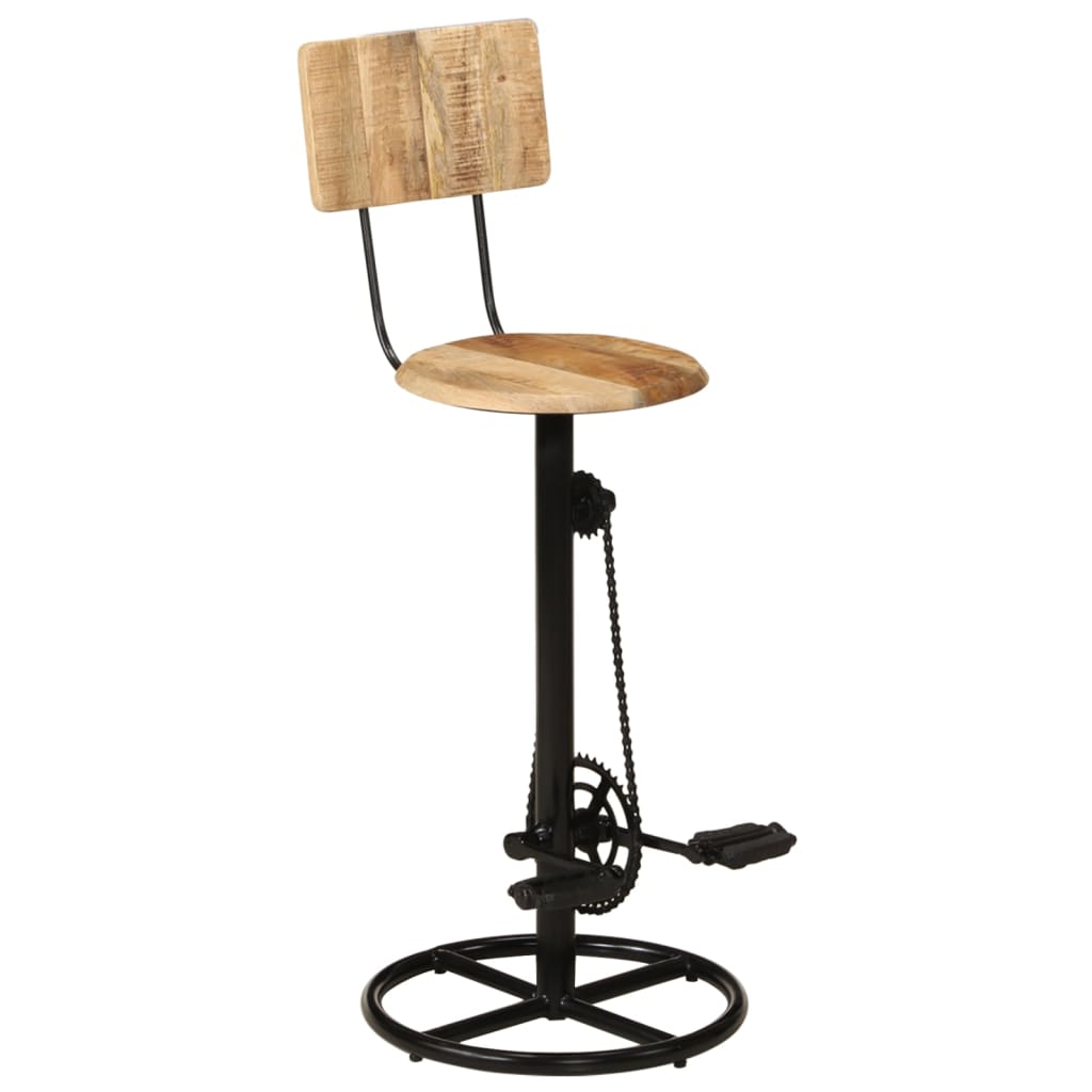 Tabourets de bar 2 pcs Bois massif de manguier