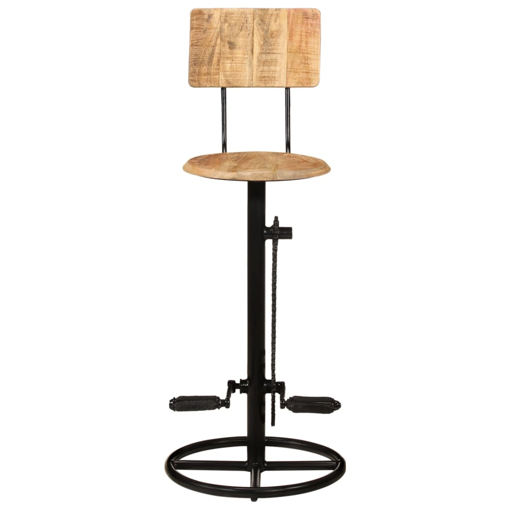 Tabourets de bar 2 pcs Bois massif de manguier