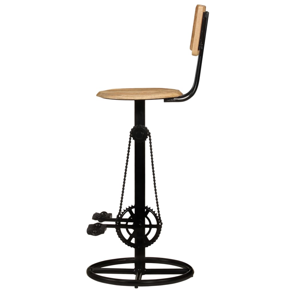 Tabourets de bar 2 pcs Bois massif de manguier