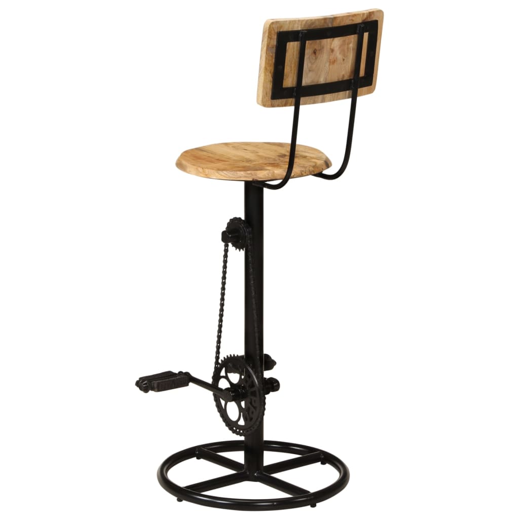 Tabourets de bar 2 pcs Bois massif de manguier