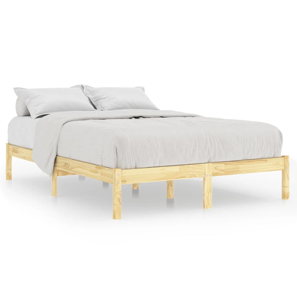 Cadre de lit Bois de pin massif 200x200 cm