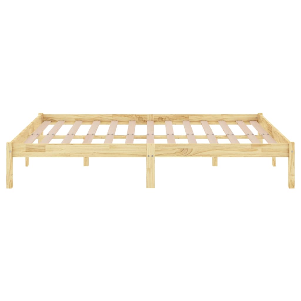 Cadre de lit Bois de pin massif 200x200 cm
