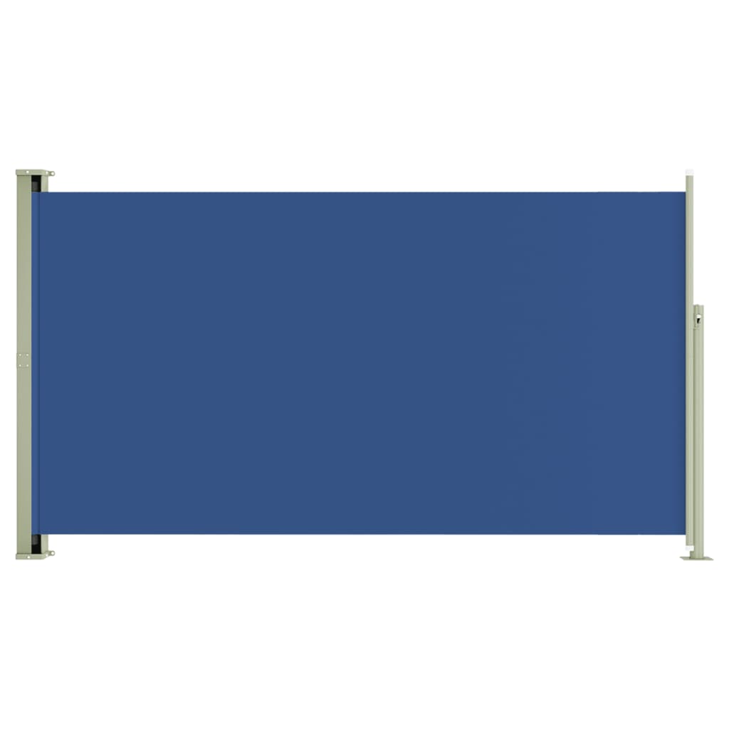 Auvent latéral rétractable de patio 170x300 cm Bleu