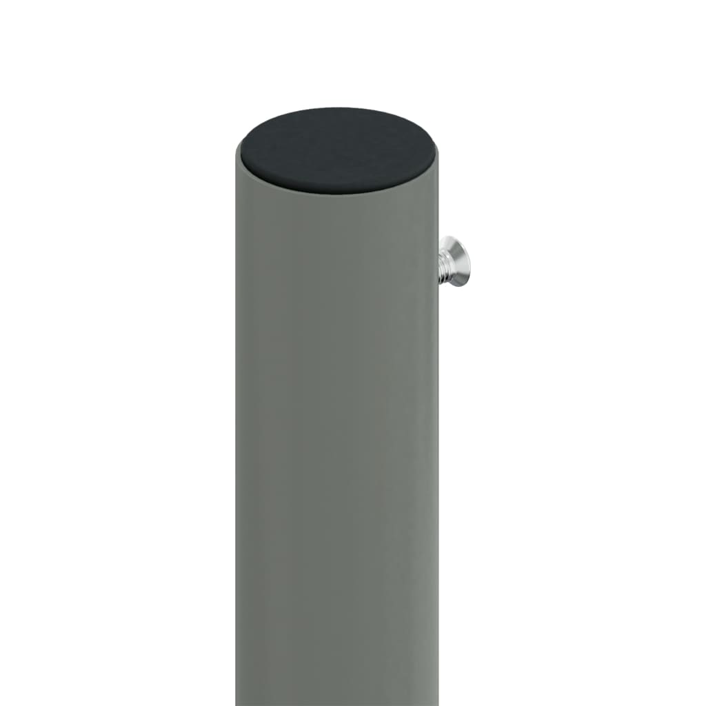 Auvent latéral rétractable Noir 117x600 cm