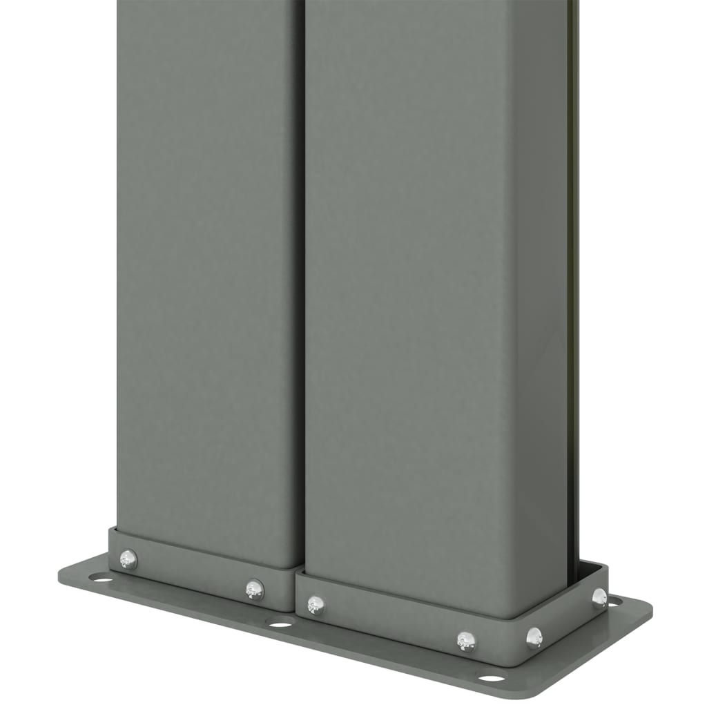 Auvent latéral rétractable Crème 117x600 cm