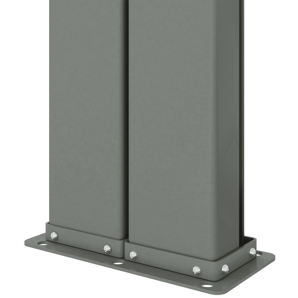 Auvent latéral rétractable Marron 220x600 cm