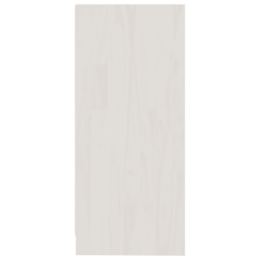Armoire d'appoint Blanc 35,5x33,5x76 cm Bois de pin massif
