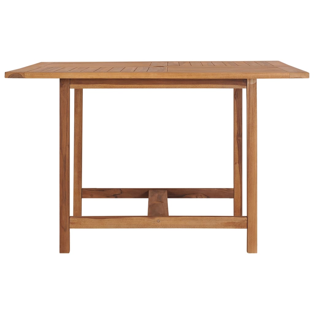 Table à dîner de jardin 110x110x75 cm Bois massif de teck