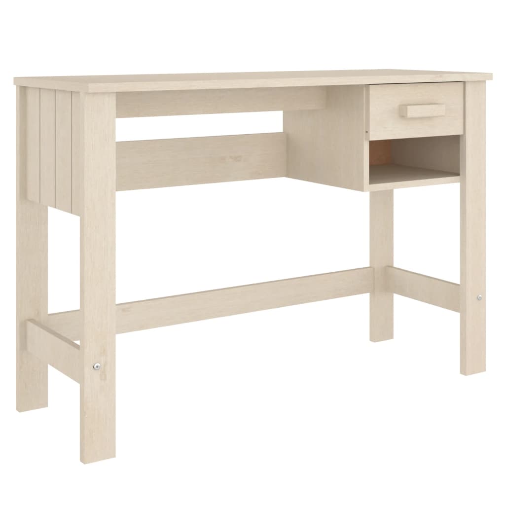 Bureau Marron miel 110x40x75 cm Bois massif de pin