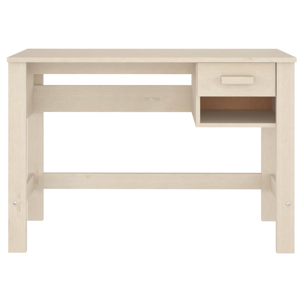 Bureau Marron miel 110x40x75 cm Bois massif de pin