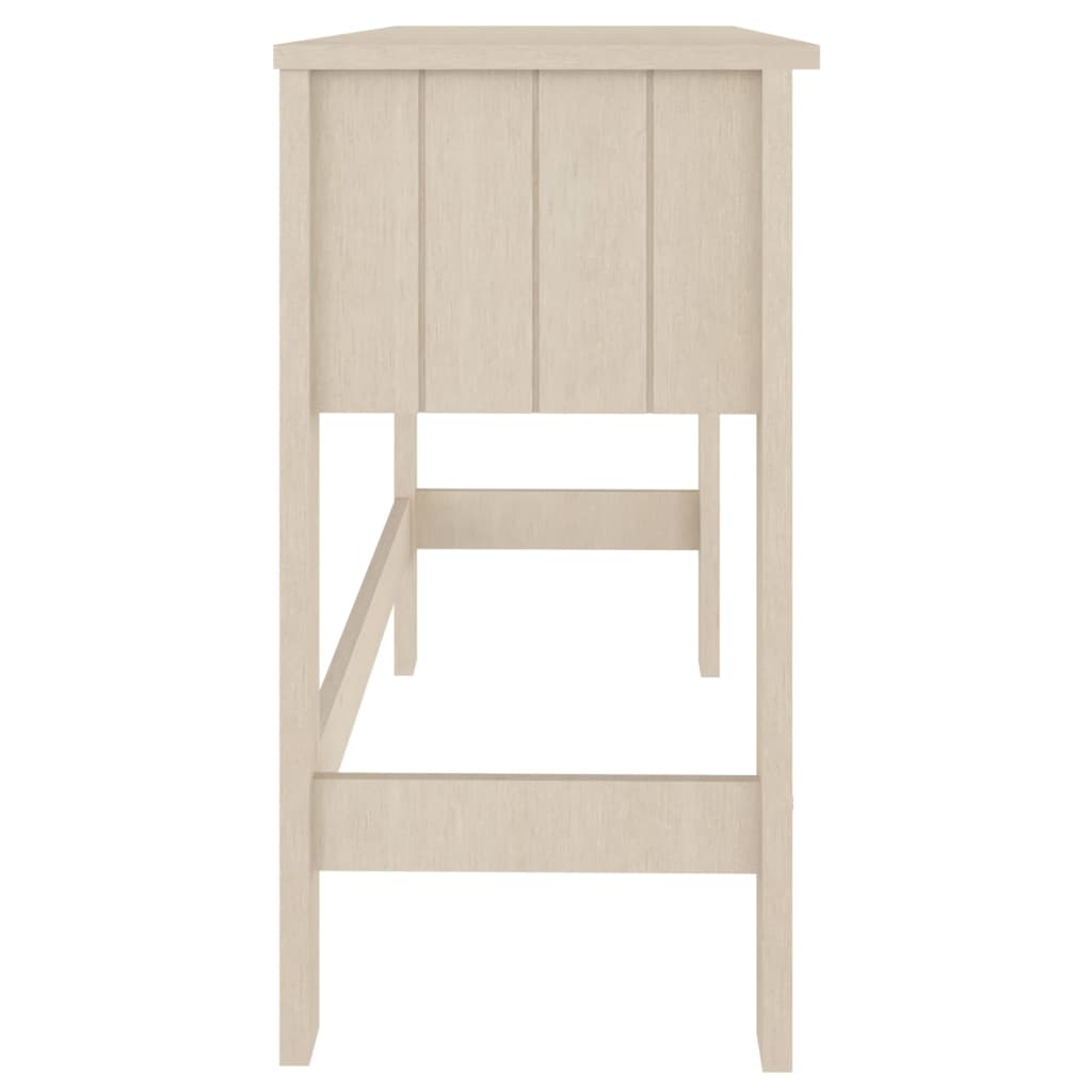 Bureau Marron miel 110x40x75 cm Bois massif de pin
