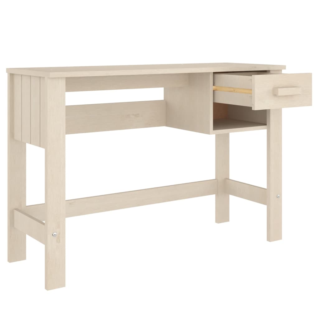 Bureau Marron miel 110x40x75 cm Bois massif de pin