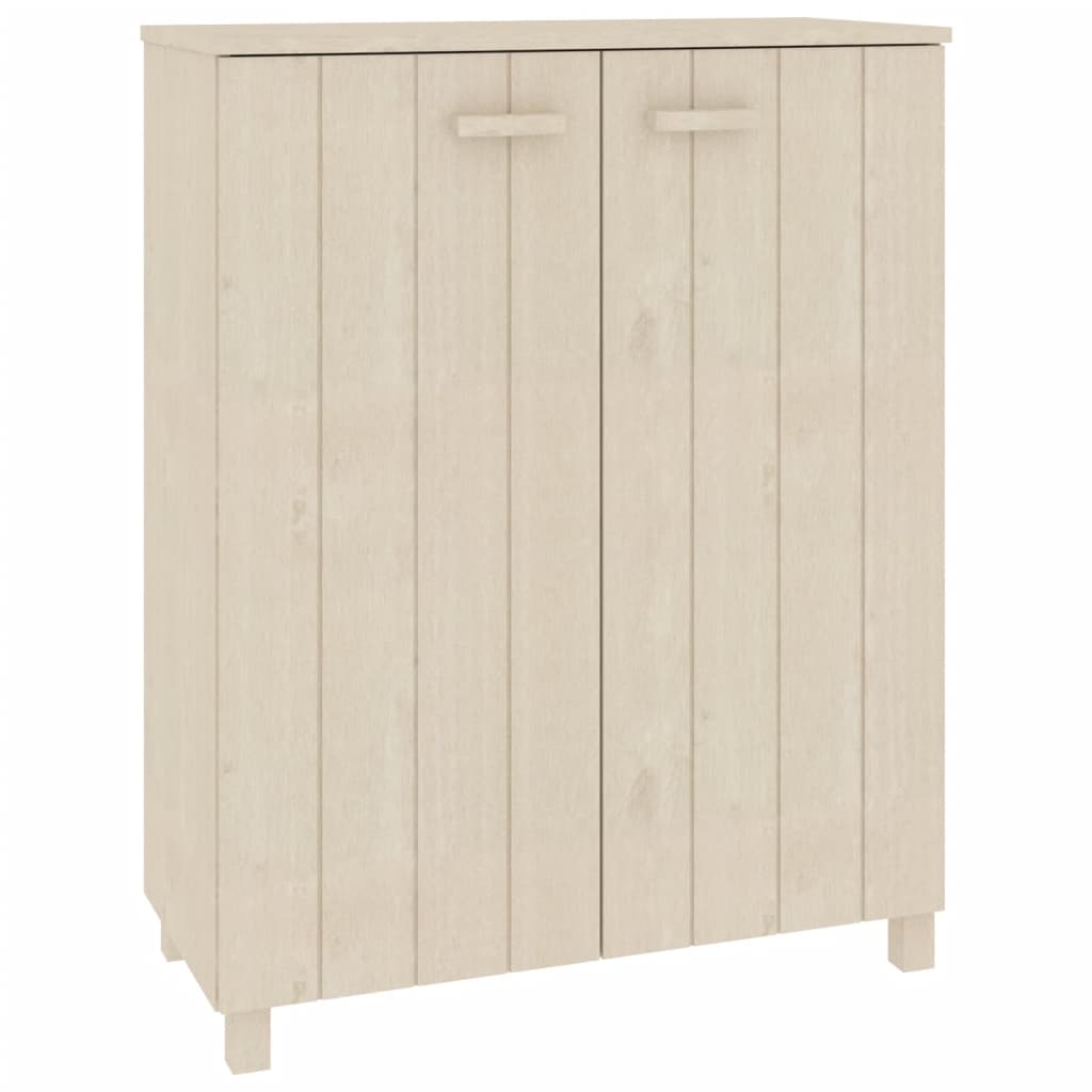 Armoire à chaussures Marron miel 85x40x108 cm Bois de pin