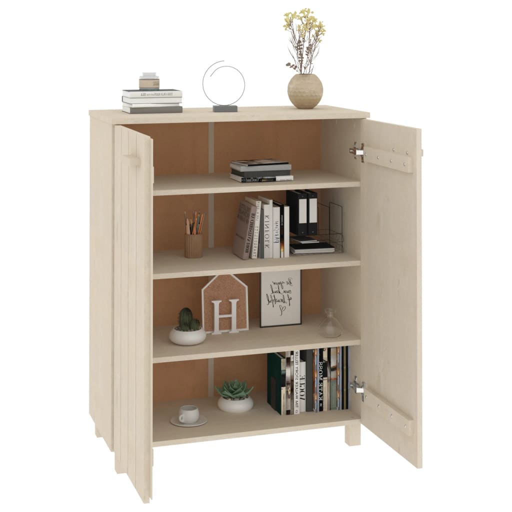 Armoire à chaussures Marron miel 85x40x108 cm Bois de pin