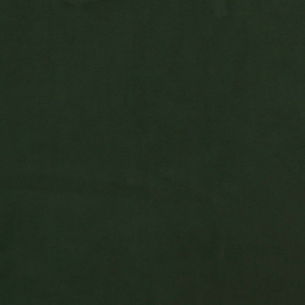 Repose-pied Vert foncé 60x60x39 cm Velours