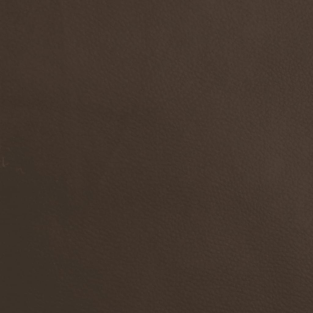 Repose-pied Marron 60x60x39 cm Similicuir