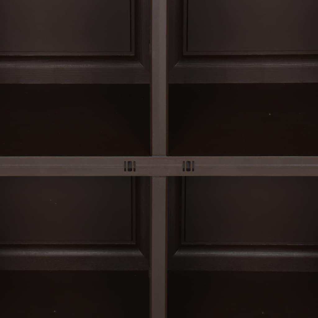 Armoire en plastique 79x43x85,5 cm Design de bois Marron