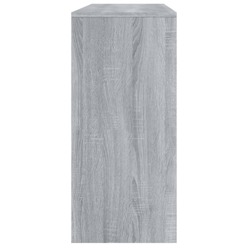 Table console Sonoma gris 100x35x76,5 cm Aggloméré