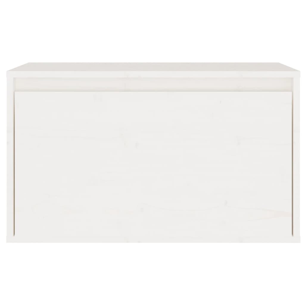 Armoire murale Blanc 60x30x35 cm Bois de pin massif