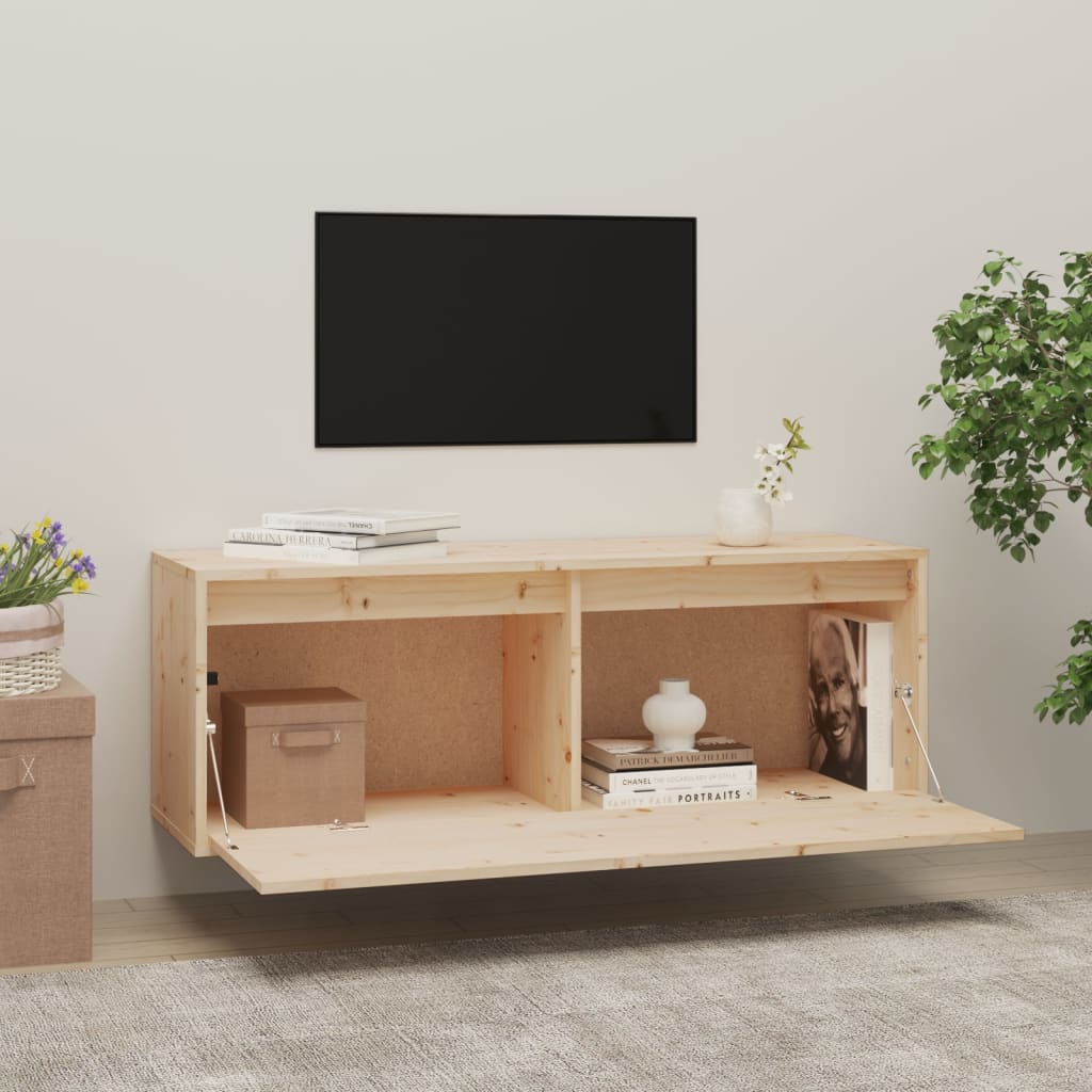 Armoire murale 100x30x35 cm Bois de pin massif