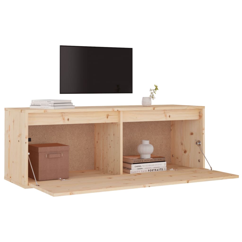 Armoire murale 100x30x35 cm Bois de pin massif