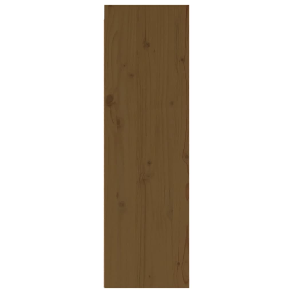 Armoires murales 2 pcs Marron miel 30x30x100 cm Pin massif