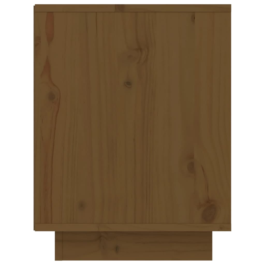 Armoire à chaussures Marron miel 60x34x45 cm Bois de pin massif