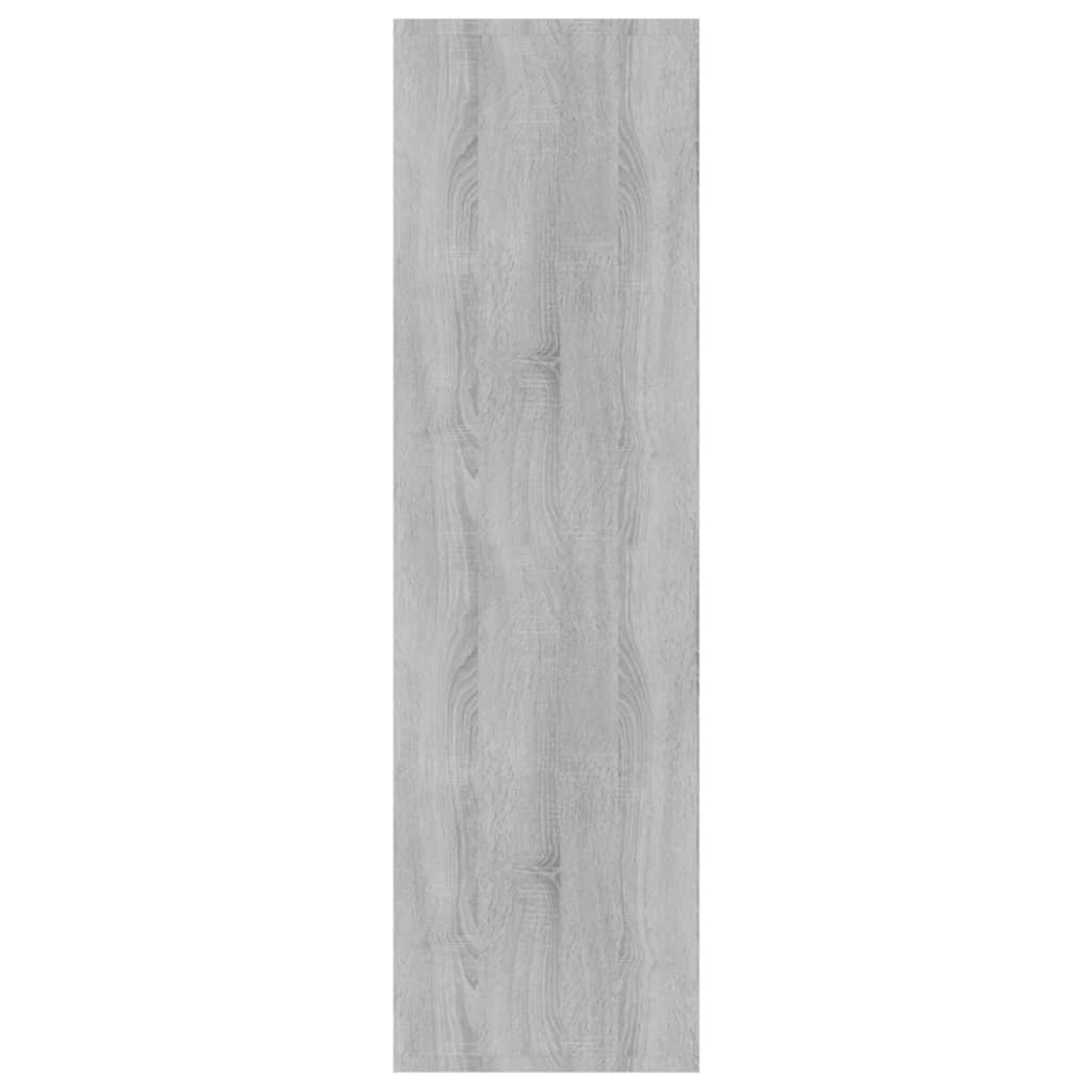 Bibliothèque/Cloison Sonoma gris 80x30x103 cm Bois ingénierie