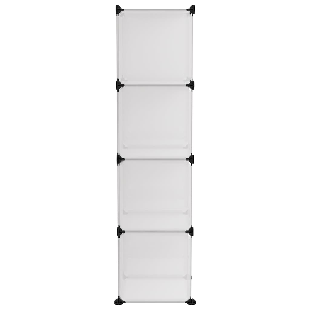 Cubes de rangement 12 pcs Transparent PP