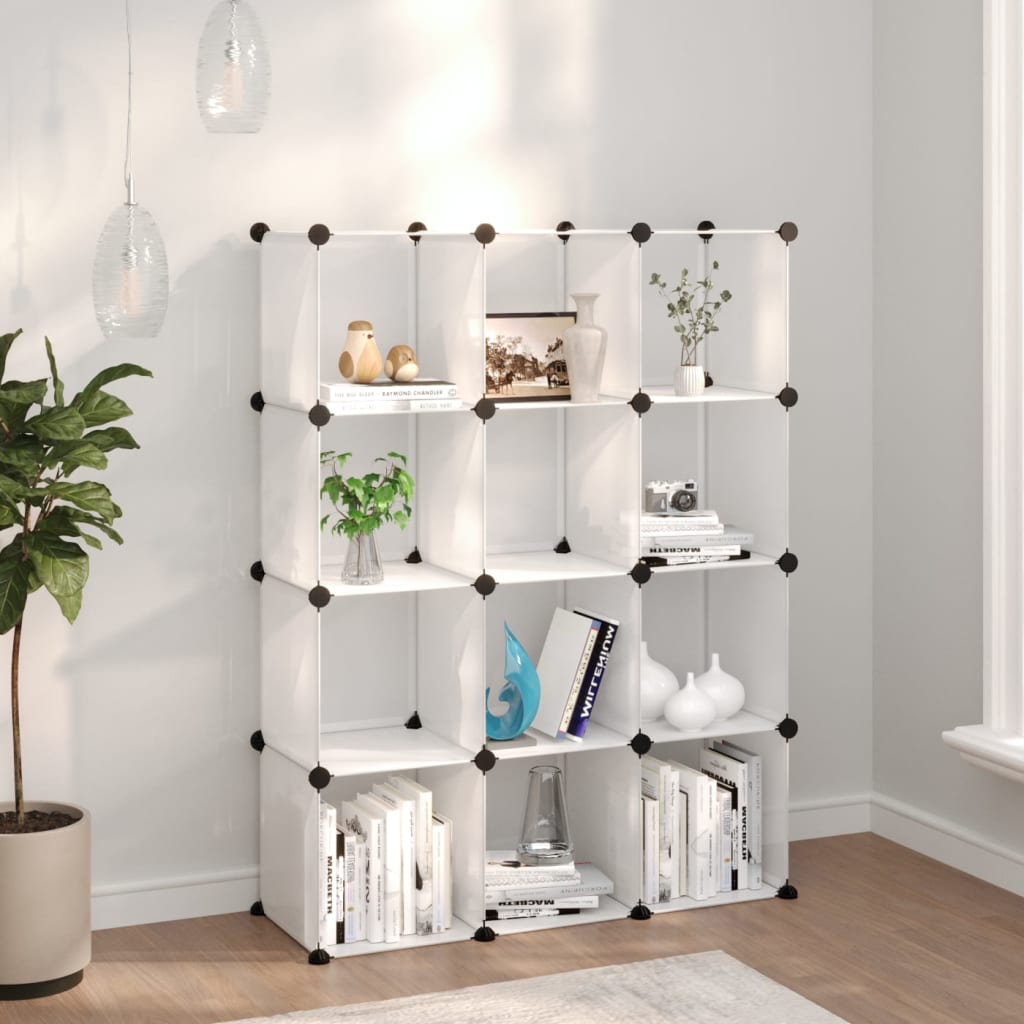 Cubes de rangement 12 pcs Transparent PP