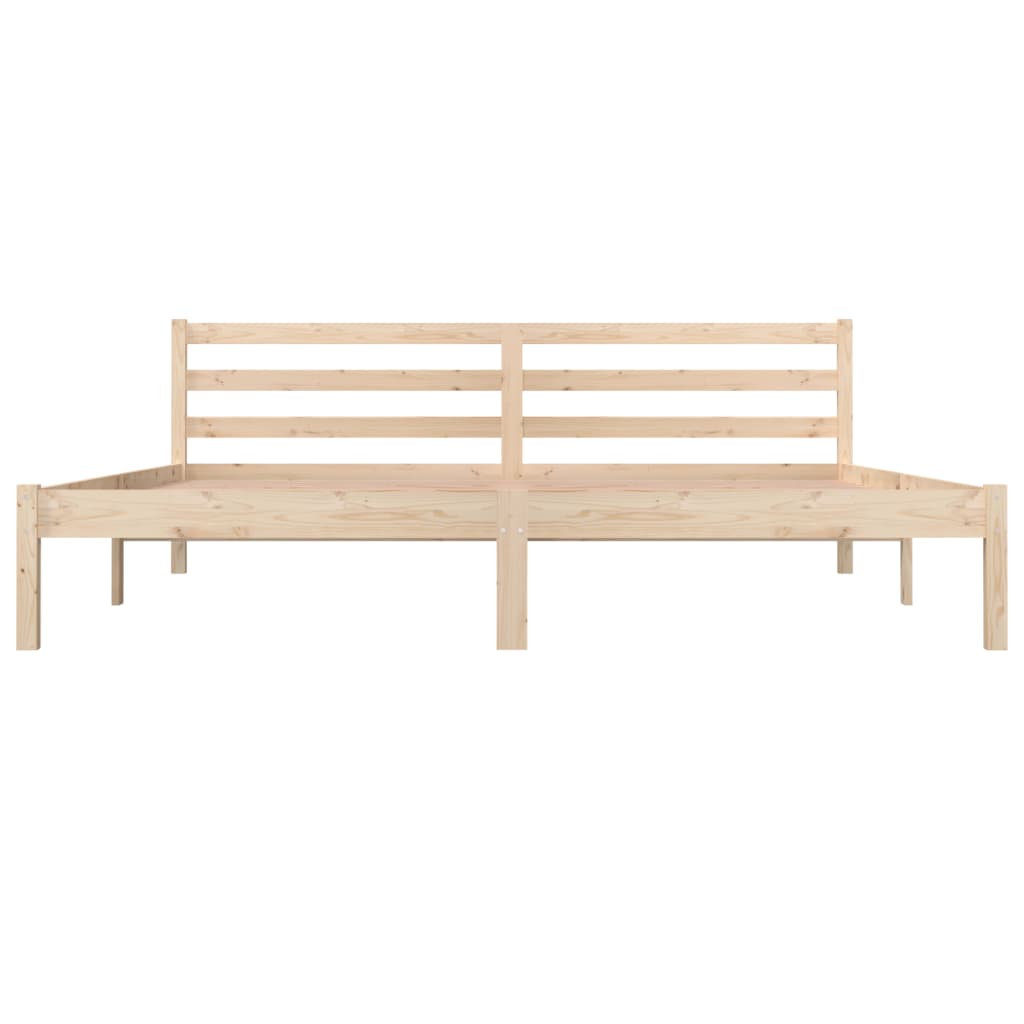 Cadre de lit Bois de pin massif 180x200 cm Super King