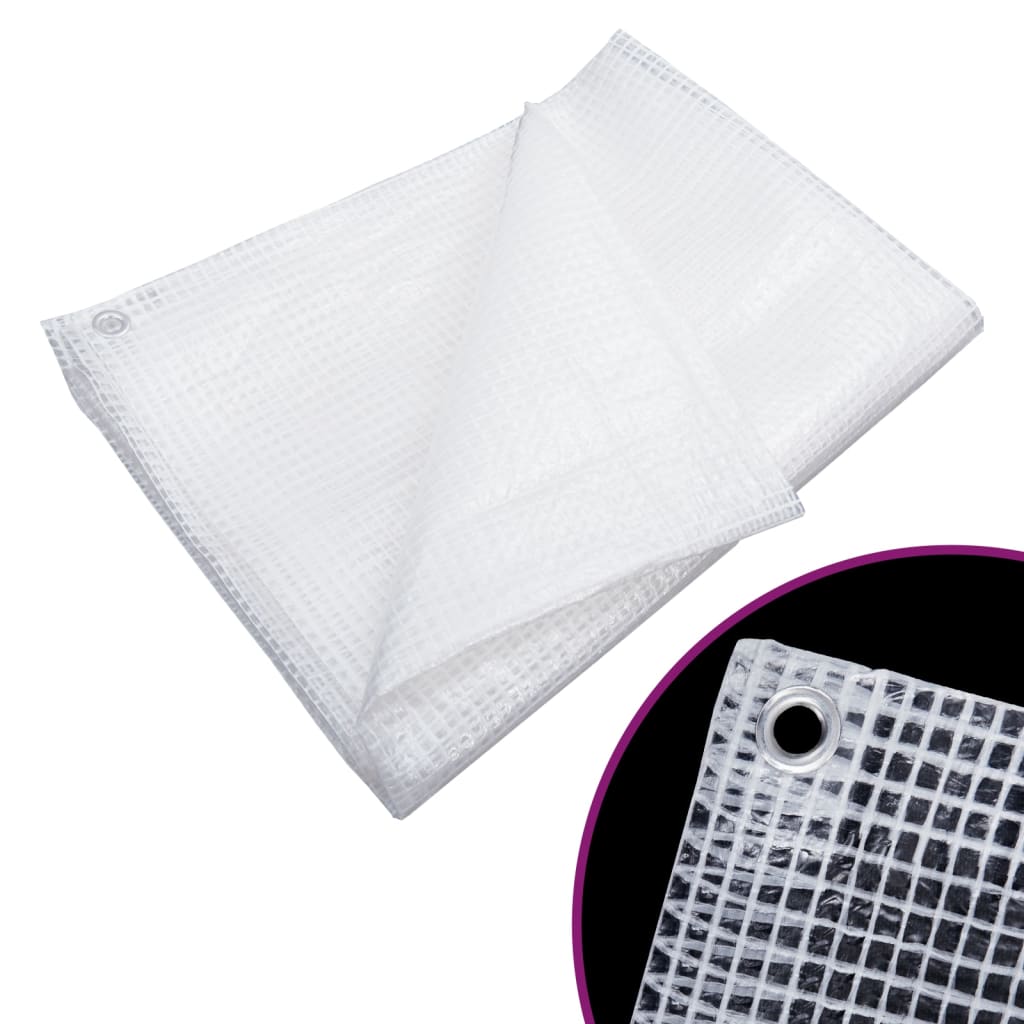 Bâche de gaze 140 g/m² 4x6 m Blanc