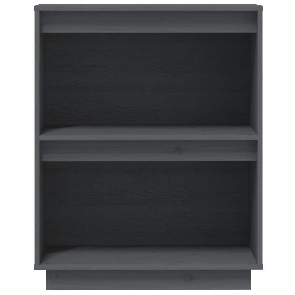 Armoire console Gris 60x34x75 cm Bois de pin solide
