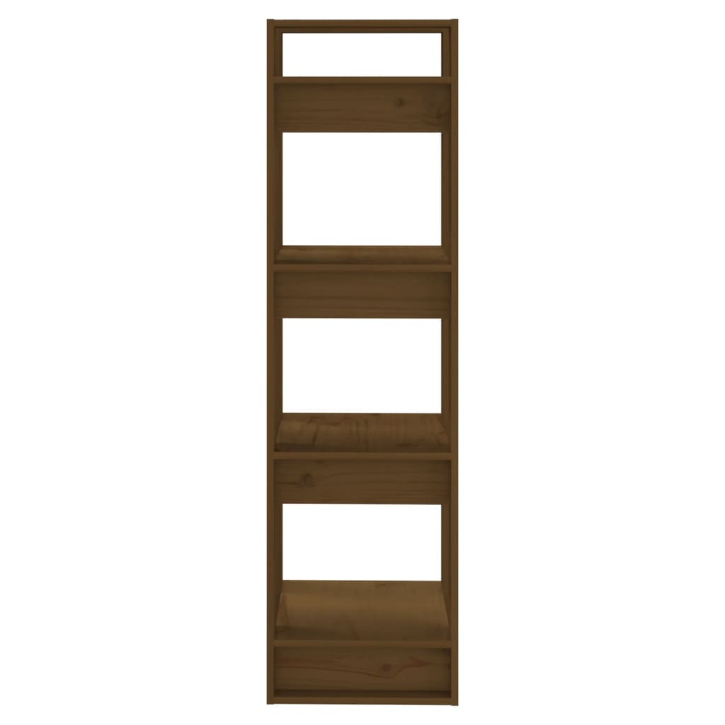 Bibliothèque/Cloison Marron miel 41x35x125 cm Bois massif