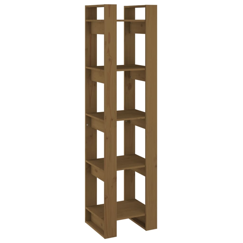 Bibliothèque/Cloison Marron miel 41x35x160 cm Pin solide