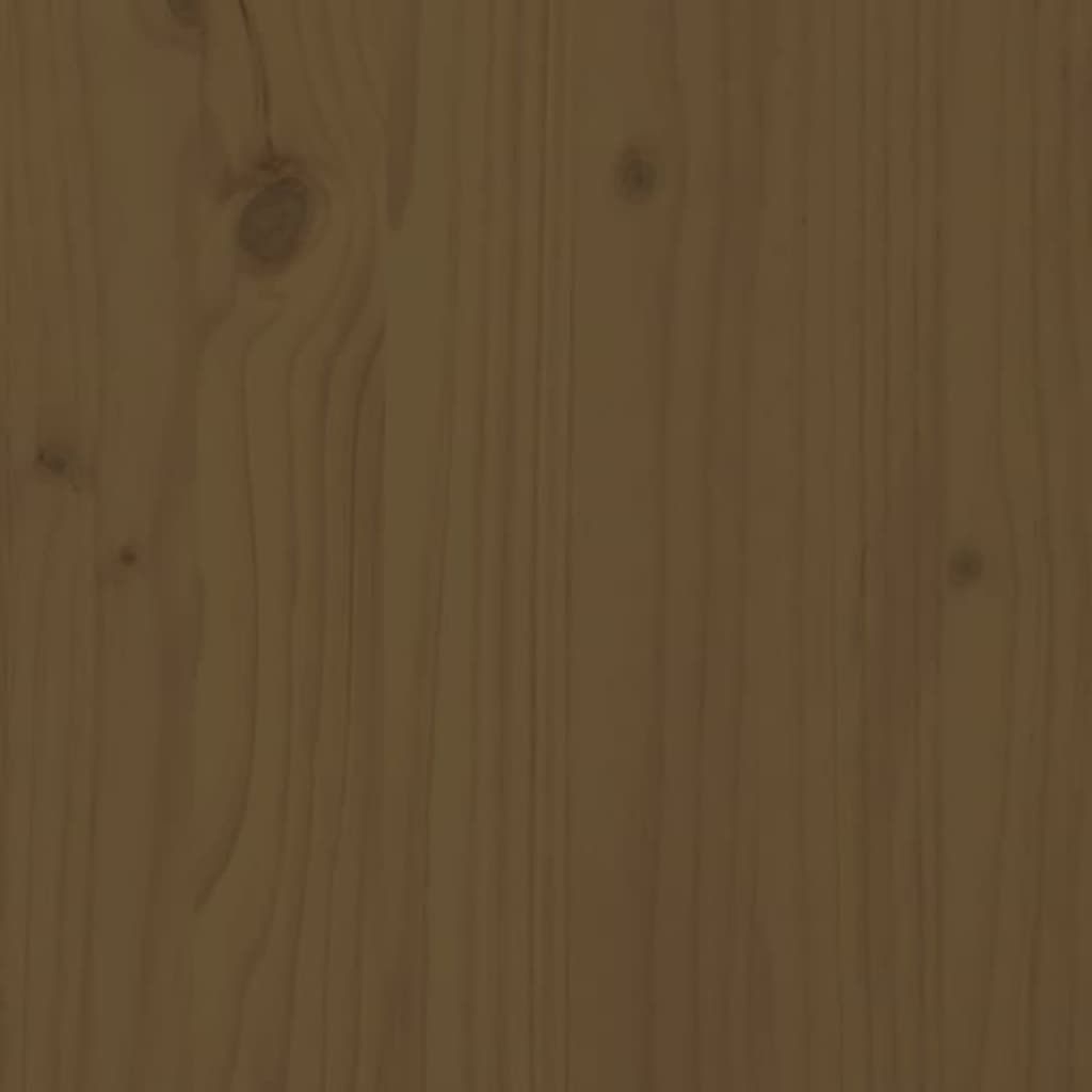 Bibliothèque/Cloison Marron miel 60x35x57 cm Bois massif
