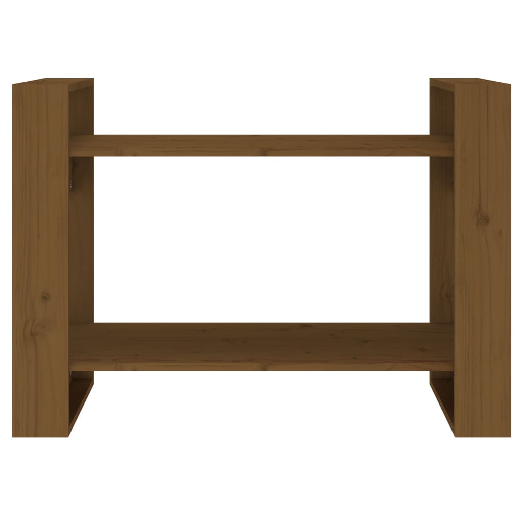 Bibliothèque/Cloison Marron miel 80x35x56,5 cm Pin solide