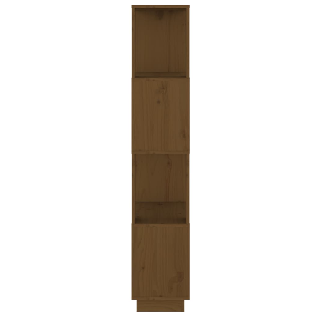 Bibliothèque/Cloison Marron miel 51x25x132 cm Pin solide