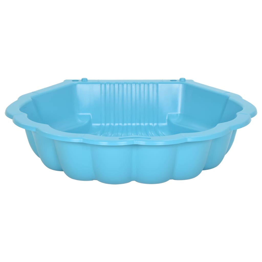 Bacs à sable 2 pcs Bleu 77x87x21 cm Plastique