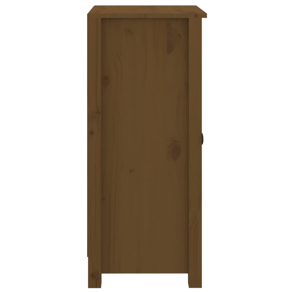 Buffet Marron miel 40x35x80 cm Bois massif de pin