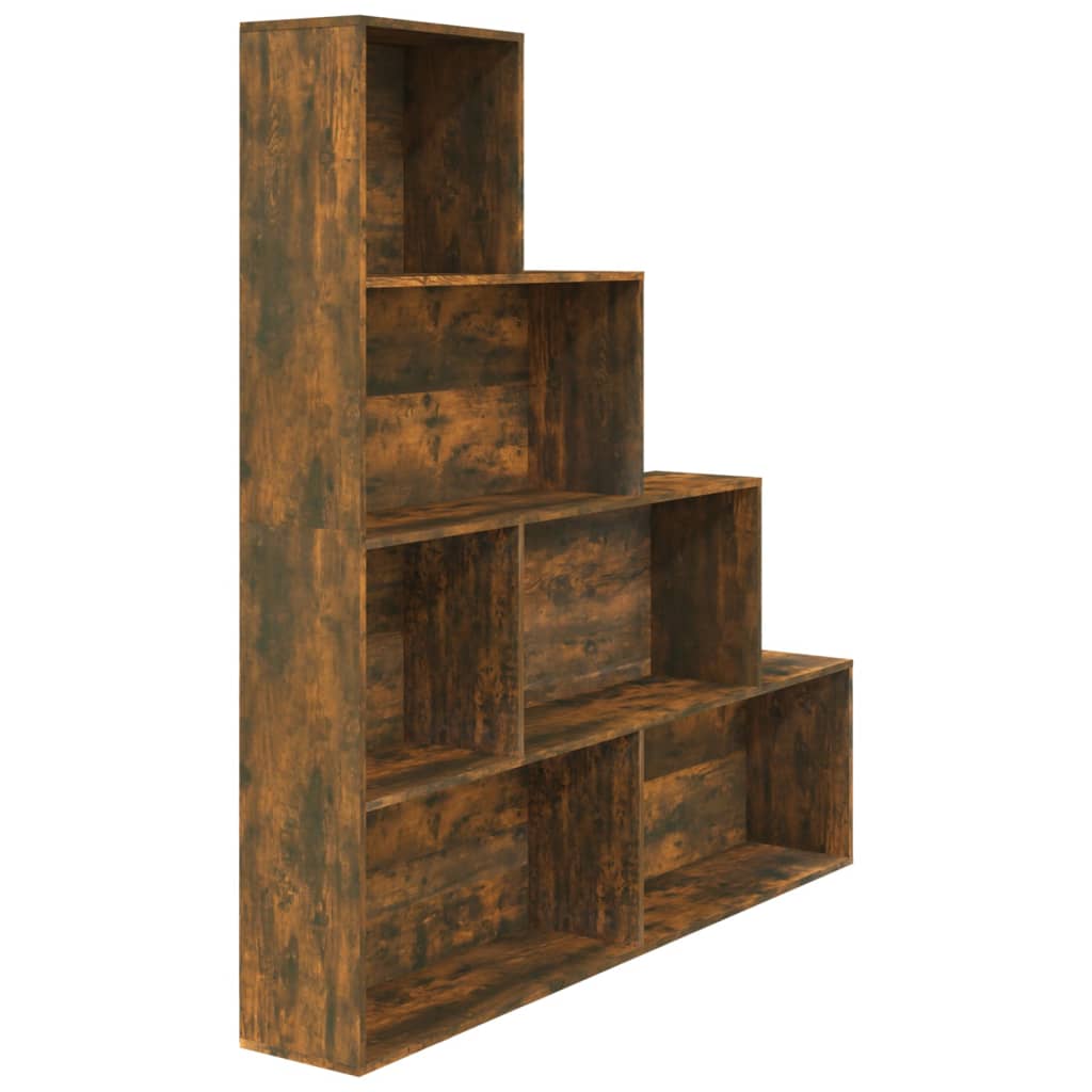 Armoire à livres Chêne fumé 155x24x160 cm