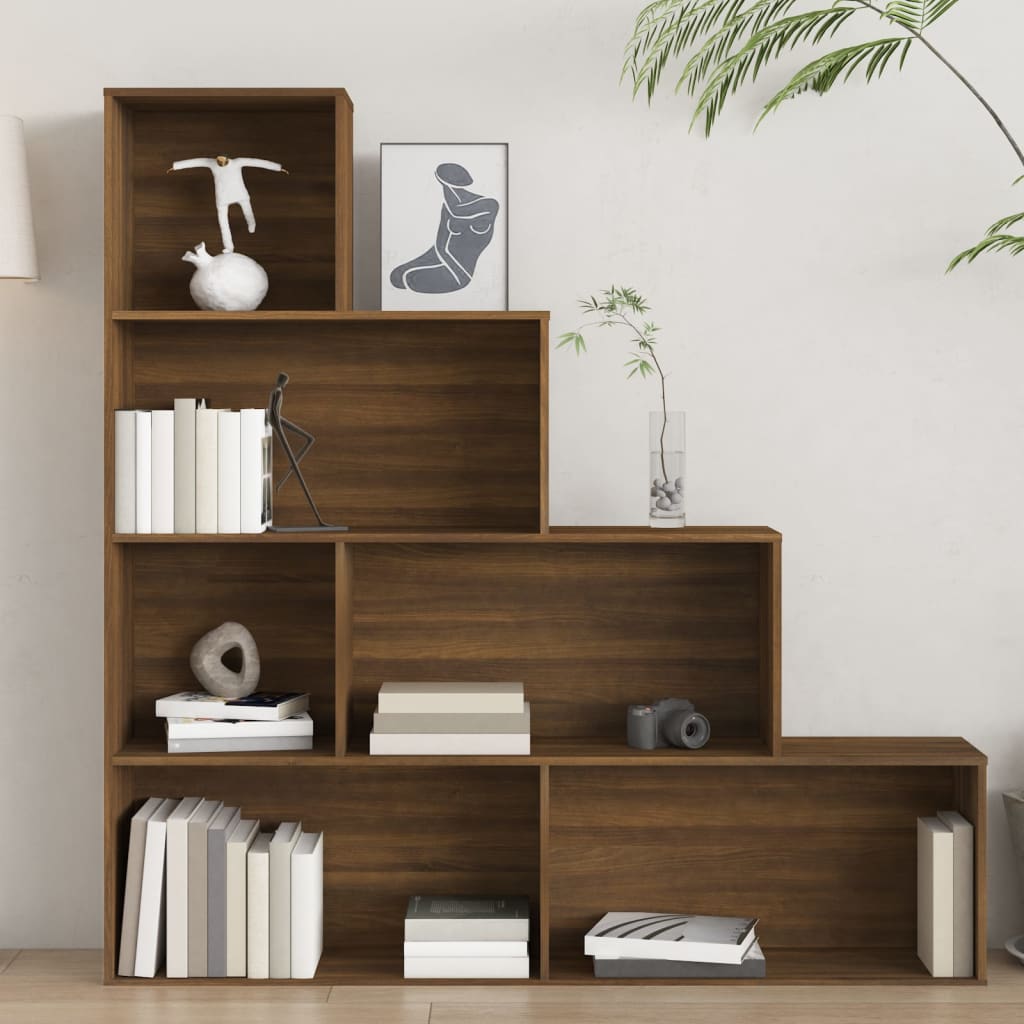 Armoire à livres Chêne marron 155x24x160 cm