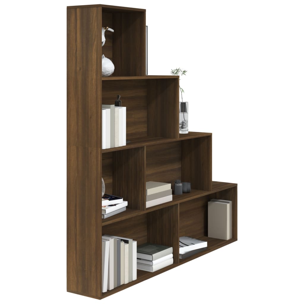 Armoire à livres Chêne marron 155x24x160 cm