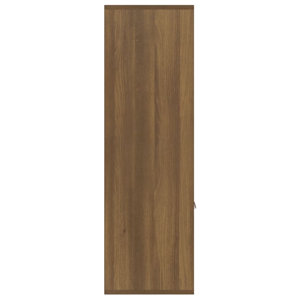 Armoire à livres Chêne marron 98x30x98 cm