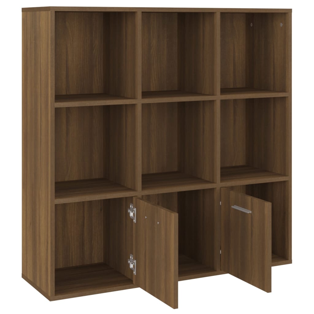 Armoire à livres Chêne marron 98x30x98 cm